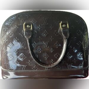 Louis Vuitton Amarante Alma PM Chocolate Brown Bag